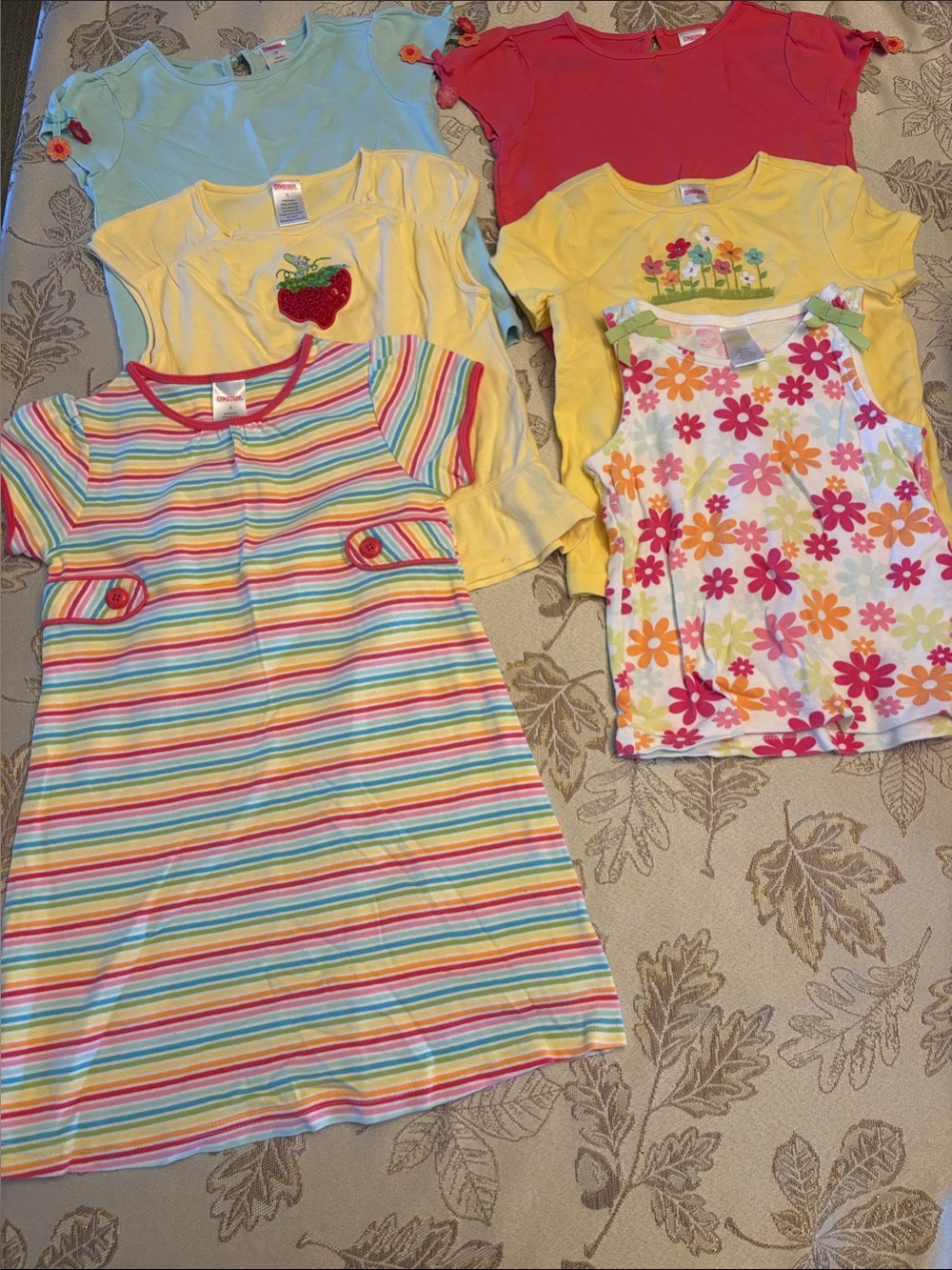 Gymboree Girls Size 5 Spring Summer Floral Lot 6 Pieces